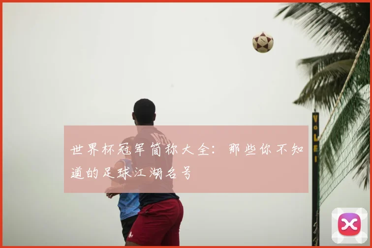 世界杯冠军简称大全:那些你不知道的足球江湖名号