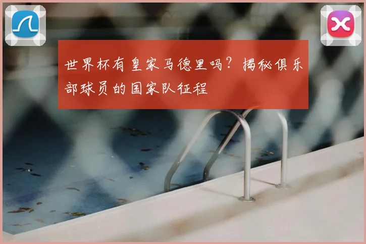 世界杯有皇家马德里吗？揭秘俱乐部球员的国家队征程